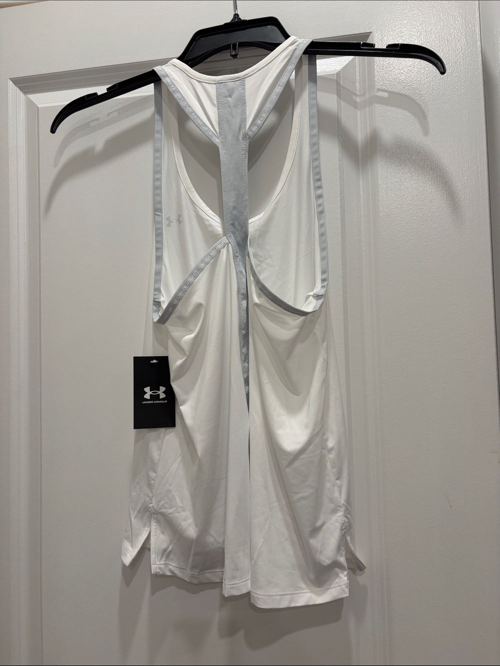 Under Armour Women’s White Performance Racerback Tank - Picture 3 of 3